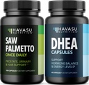 HAVASU 营养DHEA 50mg 补充(60名服务员)和 Saw Palmetto Capsules(100名服务员)