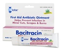 Globe Bacitracin Zinc 1 oz Tube,急救抗生素膏有助于预防小刀、刮伤和烧伤的感染