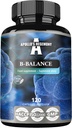 APOLLO的HEGEMONY B-Balance 120 Vegan Capsules - 维生素B复合体含有维生素B1,B2,B6,B12,福拉特和更多 - 4个月供应 - 支持总体健康.