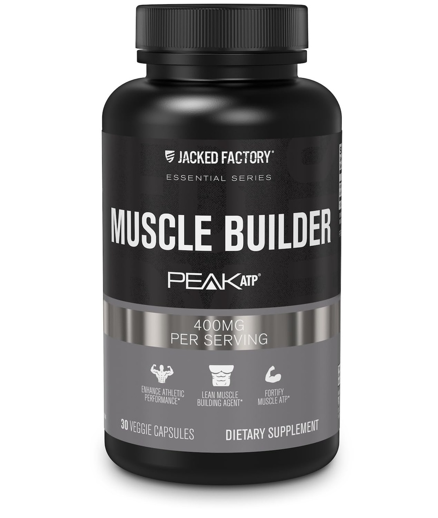 Jacked Factory Superials Muscle Buildinger - ATP 男子肌肉建构器 ATP 支持肌肉增益,增强运动性能,和增强强度 - 30个卡普尔