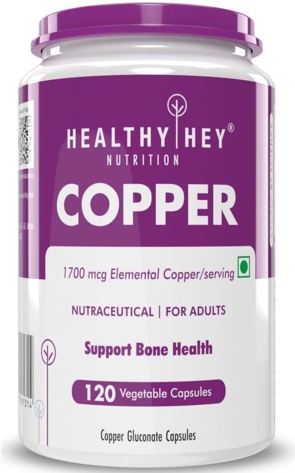 铬化铜 Gluconate - 高度生物可用形式 - 非GMO, Gluten Free - 120 Veg. Capsules