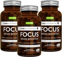 Igennus Focus - Notropic 配有200mg天然咖啡因,甲基B维生素,L-Theanine,Taurine,L-Tyrosine,清洁能源,脑促进和认知性能,Non Jittery,180 Capsules