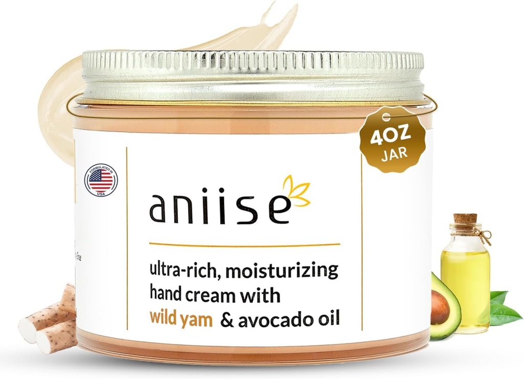 Avocado Oil – 为柔软、平滑、青春的手 – Fights Dryness – Vegan, Cruty-Free – 4 fl oz(120 mL) 狂野的 Yam 手奶油 – 搅拌和水浇油 – 为柔软、平滑、青春的手 – Fights Dryness – Vegan, Cruty-Free – 4 fl oz(120 mL)