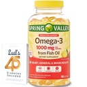 春谷Omega-3 鱼油软胶,1000 mg,180 mcount, 饮食补充,Omega-3 脂肪酸包 与Lual的45个糖尿病解码