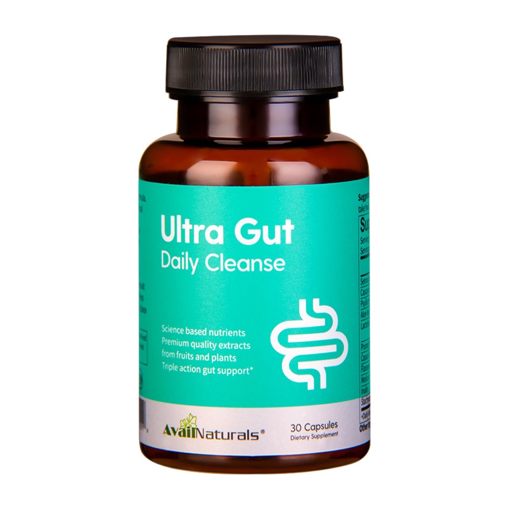 Avail Naturals Ultra Gut Daily Cleanse 15 Day Cleanse with Senna Leaf Extract, Cassia Seed, 2.5亿 Probiotics & Deatary Fiber, 30 Capsules 互联网档案馆的存檔,存档日期2013-12-22.