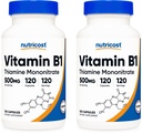 营养成本维生素B1(Thiamin)500毫克,120卡普尔(2瓶)