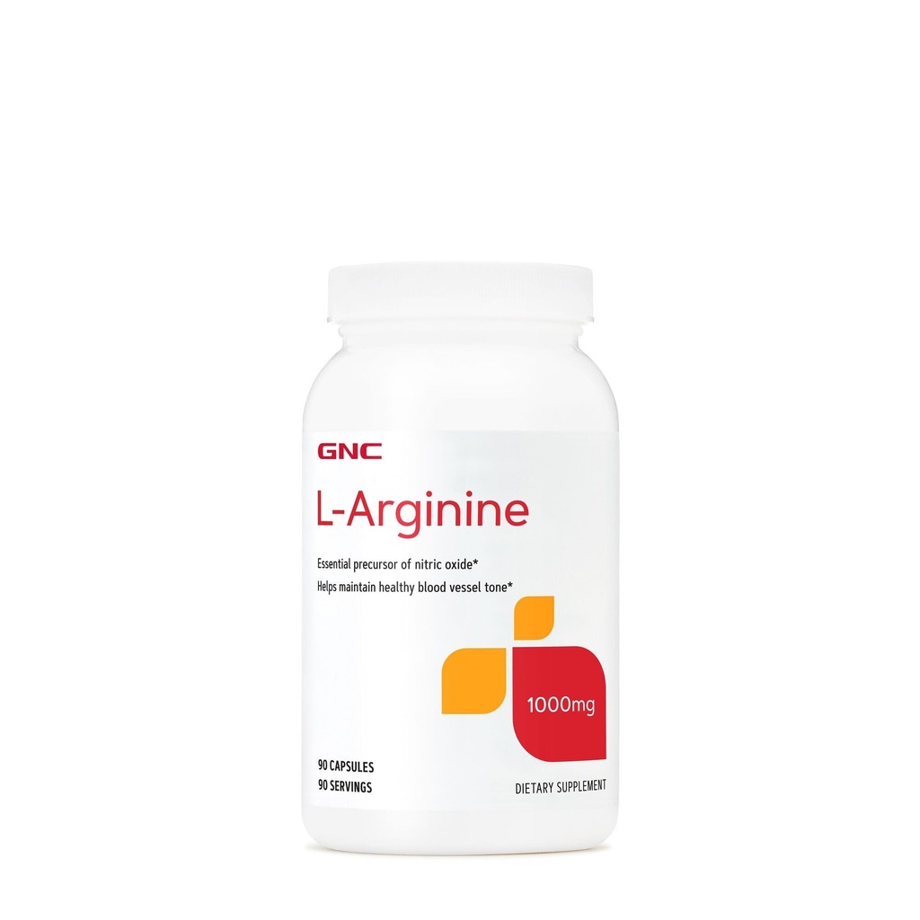 GNCL Arginine 1000mg 补充品,支持健康血船油,90架