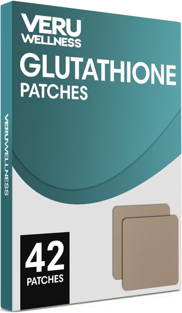 Veru Wellness Glutathione Plus 每日补丁 - 自我粘贴补丁,8-10小时(42天)