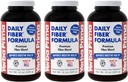 Yerba Prima Daily Fiber 配方粉 - 12 oz (Pack of 3) - 可溶性和难溶性饮食纤维补充剂 - Colon Cleanse - Vegan, Non-GMO, Gluten-Free