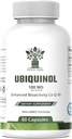 Ubiquinol CoQ10 100mg - 增强生物利用率,高吸附性补充 - 非GMO,Gluten Free for Heart Health and Cardio血管支持,60 Capsules