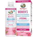 MaryRuth 有机体 女性多维塔明+Lustriva 头发生长 Liposomal | Biotin 10000mcg | 临床试验 Thicker 头发,皱纹,细线,皮肤护理与 Ashwagandha & Maca 根 15.22 Fl Oz