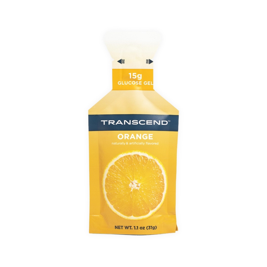 变形食品 橙色胶(1.1 oz,包24) 快速动作卡布 Gel橙色Flavor – Cafeine Free, Gluten Free