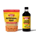 Bragg Premium 12 Ounce 营养 东方季节邮袋 - Vegan, Gluten 免费奶酪花和液体 氨基糖 各种目的季节 - Soy Sauce 替代品 16盎司