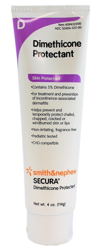 Smith和Nephew Secara Dimethicone Protectionant 4oz Tube 59432200 作者:Smith & Nephew