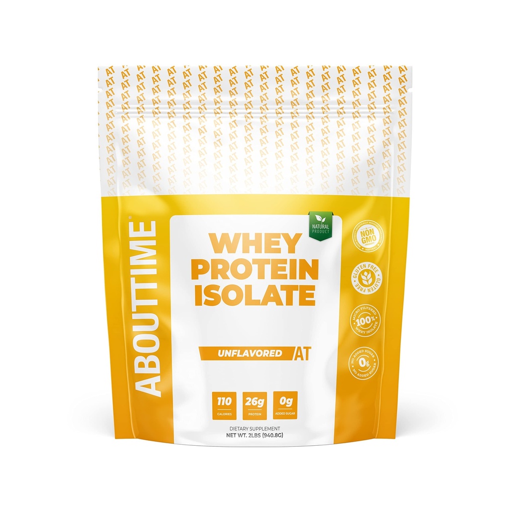 关于时间不喜好Whey蛋白质孤立粉末26g,天然成份,非GMO,Gluten-Free,Lactose-Free,没有人工甜品,低卡布,32种服务
