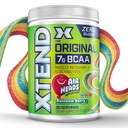 XTEND 原型 BCAA 粉末 气头 彩虹 Berry Flavor, 7g BCAA 和 2.5g L-Glutamine, 无糖 工作后肌肉复苏 饮用 氨基酸 30 种服务