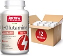 Jarrow Formats L-Glutamine 750 mg, 饮食补充, Immune 和肌肉支持, 120 Veggie Capsules, 最多120天供应(12包)