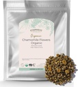 星西植物科 有机甘菊花全科 - 干 Loose Leaf Herb for Tea, Herbal Lotions, & Baking,来源于克罗地亚和保加利亚,认证科舍,非GMO - Bulk 1 lb Bag