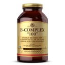 Solgar B-Complex "100", 250 蔬菜卡普尔-神经系统支持 - 支持能量代谢 - 非GMO, Vegan, Gluten Free, 奶制品自由, Kosher - 250 services