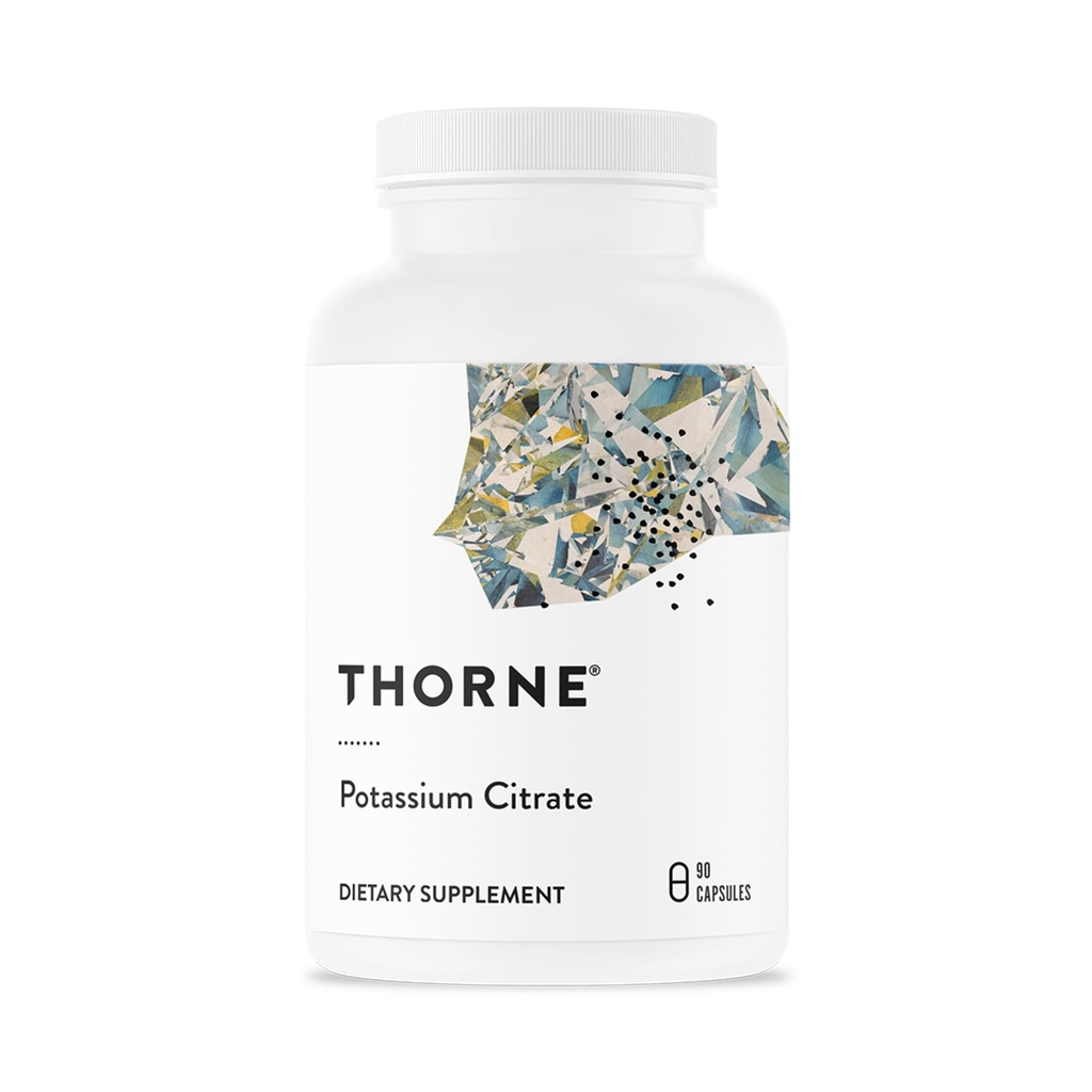 THORNE - 氯酸钾 - 肾脏、心脏和骨骼支持的高抗氧钾补充剂* - 90