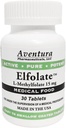 ELFOLATE 15mg L-Methylfolate Methylfolate Methylfolate 医疗食品补充 专业力量 活性纯能药 30 片
