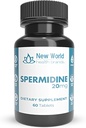 新世界健康品牌纯Spermidine(20mg) QQ60平板 - 生育率,抗衰老和生殖健康支持,容易吞咽