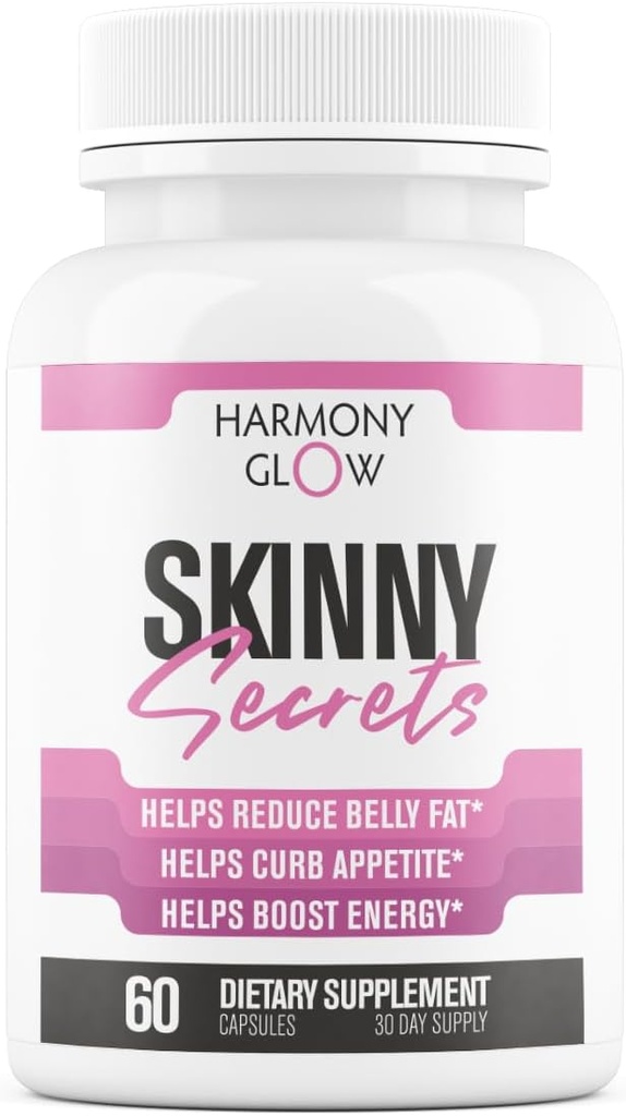 皮肤秘诀 - 女性最佳新重量损失药片 QQ Appetite 抑制剂,Belly Fat Burner, Carb Blocker + 6 有效剂量强力成份 QQ自然安全 3 党试 - 60 Capsules