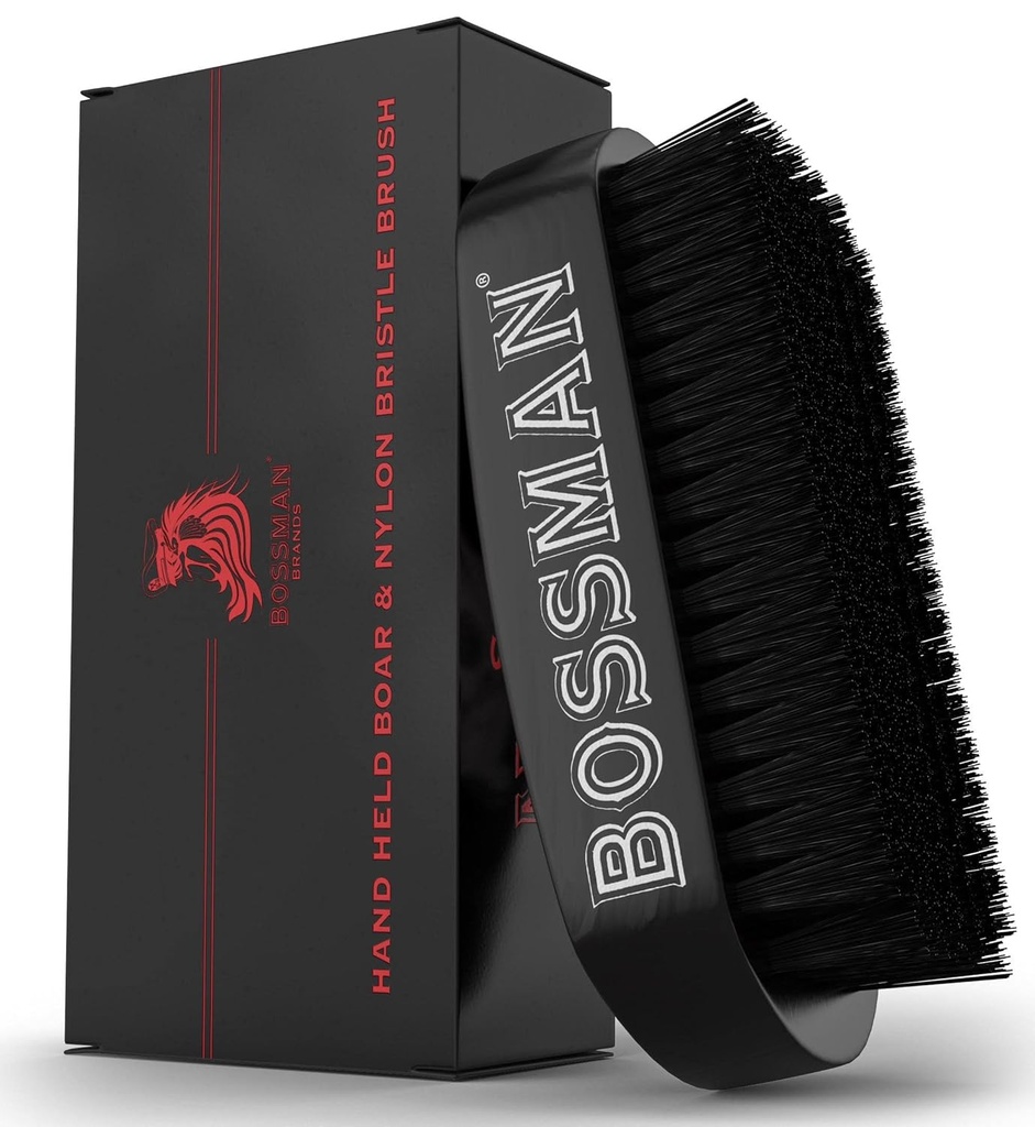 Bossman Beard Brush for Men - Hand holded Boar & Nylon Bristle Brush - Detanling Brush for Beard and hair care (手持波尔和尼龙布赖斯特尔布赖斯特尔布赖斯特尔布赖斯特尔布赖斯特尔布赖斯特尔布赖斯特尔布赖斯特尔布赖斯特尔布赖斯特尔布赖斯特尔布赖斯特尔布赖斯特尔布赖斯特尔布赖斯特尔布赖斯特尔布赖斯特尔布赖斯特布赖斯特(Bossman Beard Brush for Beard and Hair Care) - 脱毛布赖斯特布赖斯特布赖特
