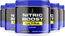 (5 Pack) Nitric Boost Ultra – Premium Daily Power Blend in a Jar, 手动帮助维持能源,支持自然流通,并保持你前进,官方评论(150 services).
