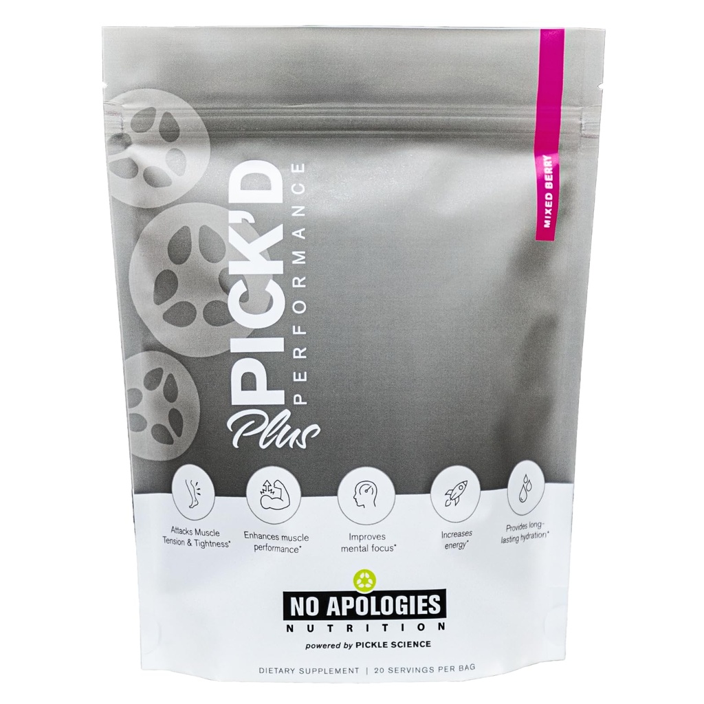 Pick 'd Performance Plus Supplement, 20 services, 支持肌肉功能, 聚焦, 能量和水分