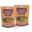Elderberry Syrup Kits 2X - Each Makes Approx. 32oz - Includes Brewing Bags - Ingredients - Elderberries - Rosehips - Ginger - Echinacea - Cinnamon - Cloves - Elderwise