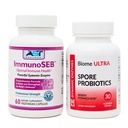 ImmunoSEB(60盖) & Biome Ultra(ProbioSEB CSC3) (30盖) - 豁免靴套 – 系统酶与亲生素
