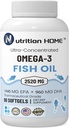 3 三强 Omega 3 鱼油 3000毫克 EPA & DHA, 2520毫克 Omega 3 脂肪酸 1440毫克 EPA + 960毫克 DHA 最佳基本脂肪酸 Premium Burpless Softgel 补充剂(90)
