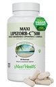 Maxi 健康 Liposomal 维生素C 500mg Capsules 带有消化性混合剂,高吸附性高剂量维生素C,非转基因生物 Kosher 植物学博士-拟型免疫支持补充剂(90个计数)