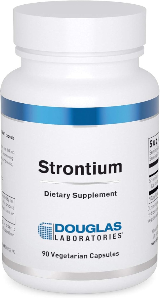 道格拉斯实验室 Strontium 用于支持健康骨干密度的 追踪矿物 90 Capsules