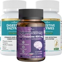 Apigenin 与 L- Theanine + 消化酶  Wellness Bundle – 自然放松,压力缓解和消化支持