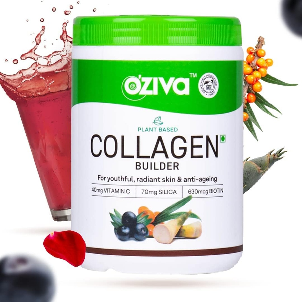 Kavir Planet基于Collagen 建材用于光荣和青春皮肤 + 女性和男性的Collagen粉 + 配有Biotin、Silica和维生素C(Collagen Classic,包装1)