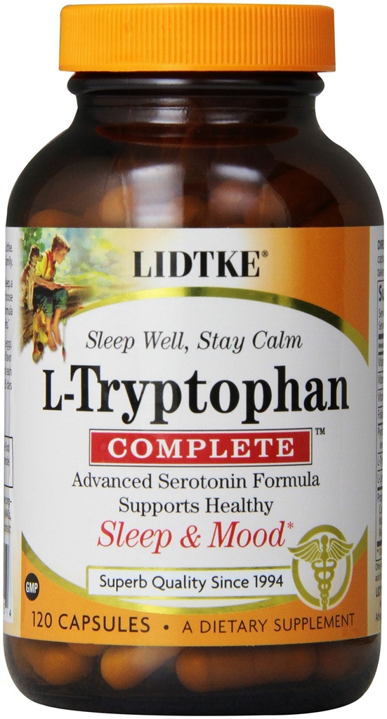 Lidtke Technologies L- Tryptophan 完整卡普勒, 120 个数