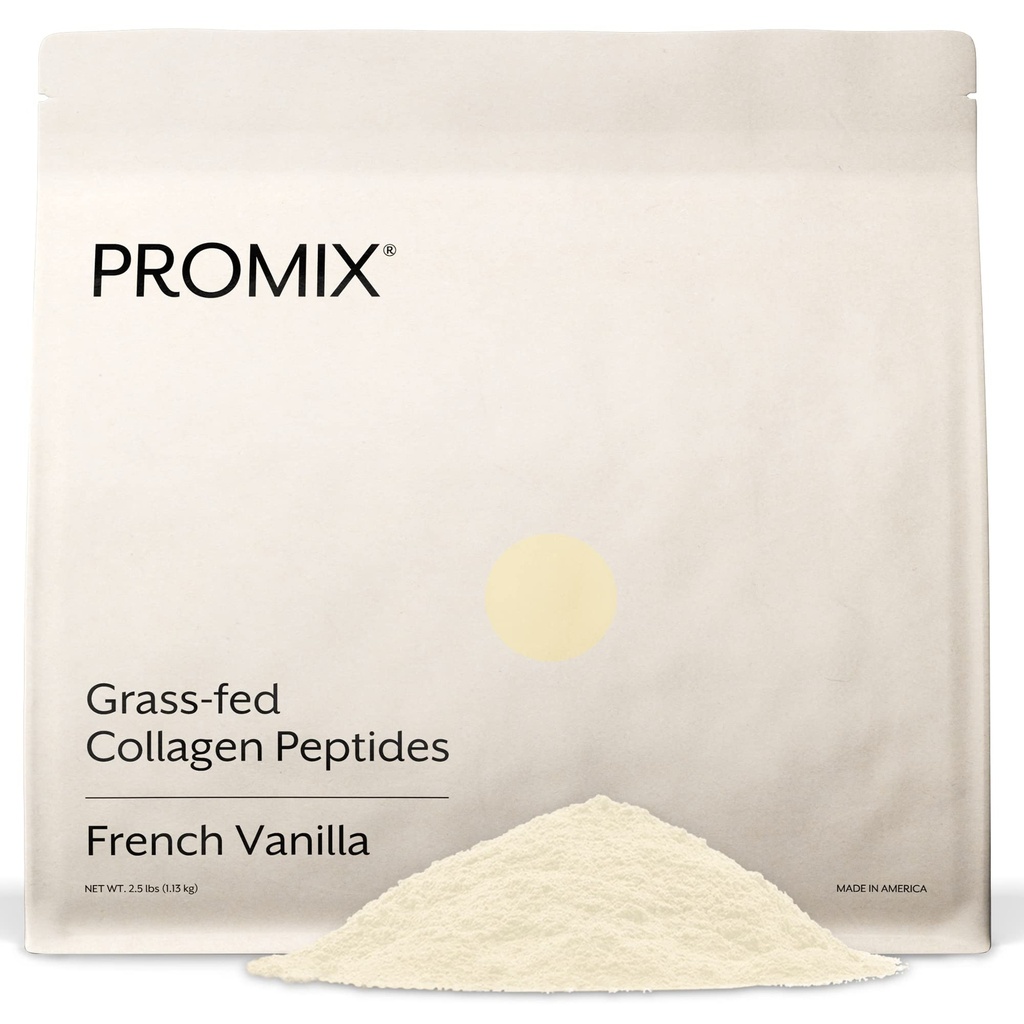 ProMix 营养 水解Collagen Peptides 蛋白质 - 1型和3型草药Collagen,有机椰糖,香草 - 2.5 英镑(一包)