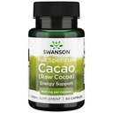 Swanson Full Spectrum Cacao (Raw Cocoa) - 草药补充剂 推广Mild能源支持 - 传统全果配方 - (60 Capsules,每方400mg)