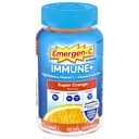 Emergen-C Immune+ 三元动作Immune支持Gummys,BetaVia(R),1000mg维生素C,B维生素,维生素D和抗氧化剂,超级橙 - 45个计数