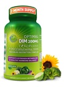 最佳DIM 200mg 男女补充剂 -- -- 用有机全食制成 -- -- 雌激素和荷尔蒙平衡支持二英多利甲烷复合体 -- -- 最大吸收延迟释放盖 -- -- 60个