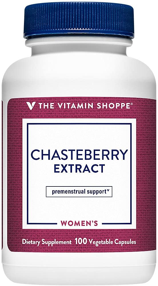 维生素商店(Vitex Agnus Excert) 妇女保健,用于前期支助(100个Veggie Capsules)