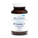 MethylPro B-Complex + L-Methylfolate 10 mg - 男女甲基维生素B复合物,与Folate,Niacin和Biotin的细胞能量支持,VIT B 补充物 - 30 Vegan Capsules