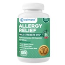 WELMATE Allergy Relief - Diphenhydramine 50 mg - 1000 Count Capsules - Antihistamine - Allergy & Cold Symptoms - Sneezing, Runny Nose, Itchy Eyes & Throat