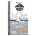 生活花园 超临界白金 Omega 3 鱼油增产 - 橙色,30软胶,终次 鱼油 Omega 3 心脏和脑健康 1100mg Omega-3s + 1000 IU 维生素 D3