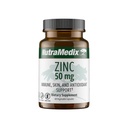 NutraMedix Zinc 50mg -- -- 健康免疫防御、皮肤健康和抗氧化剂支持的补编 -- -- 易为免疫健康消化锌(60 Capsules)