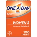 One A Day Women’s Multivitamin, Supplement with Vitamin A, Vitamin C, Vitamin D, Vitamin E and Zinc for Immune Health Support, B12, Biotin, Calcium & More, Tablet, 100 count