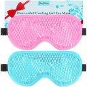 BeeVines Gel眼罩, 2 Pack 冷却冰罩, 男女双眼, 冷暖压缩, 后外科, 麻黄, 过敏, 鼻塞和米草治疗