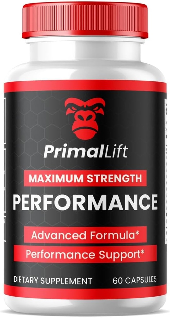 SPRESSO (1 Pack) Primal 抬起盖- Stamina and Performation 官方公式 男子抬起盖- Primal 抬起盖- Primal Lift Capsules, All Natural Supports, Review (60 Capsules)